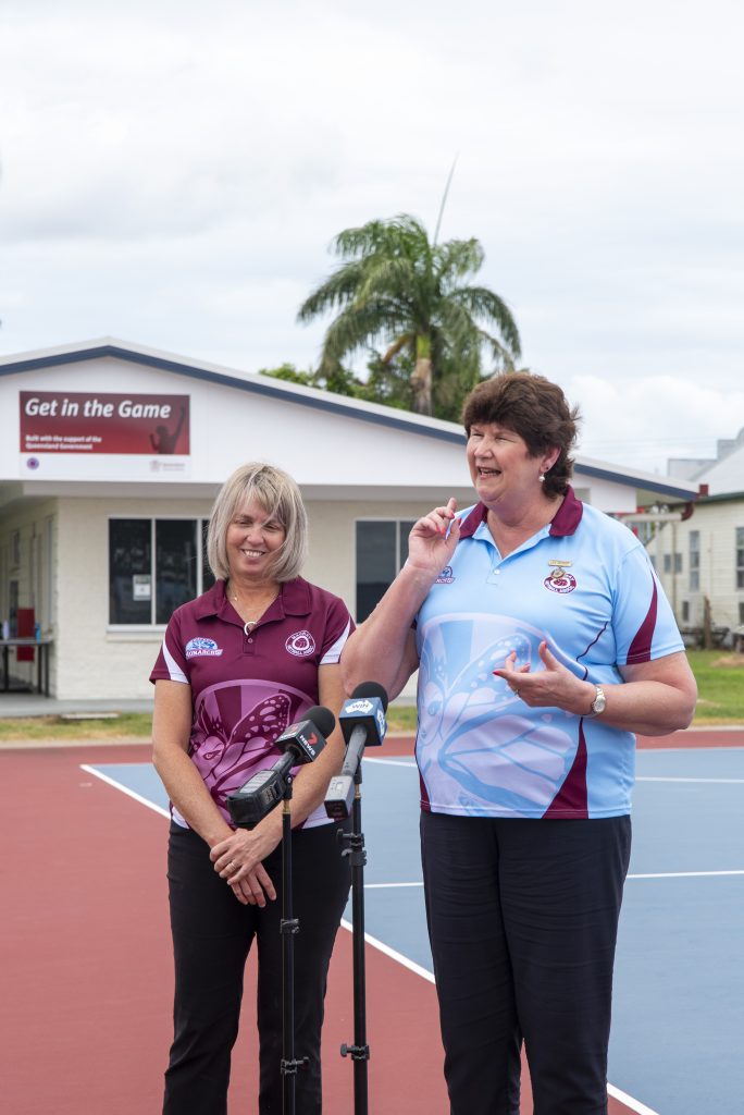 Mackay Netball Association president, Allison Bugeja and Life Member and Board Member, Lyn Law, say this is a vital opportunity for Mackay's young netballers. Photo: Deb Gorton