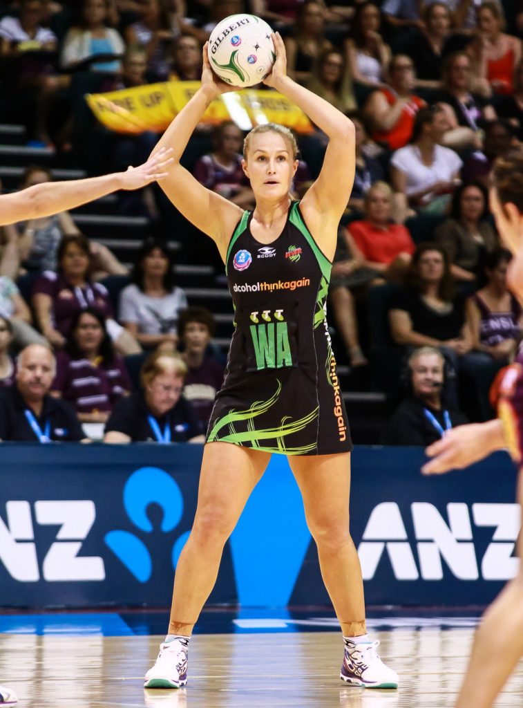 Chelsea Pitman first played for Fever in 2014. Image: Simon Leonard