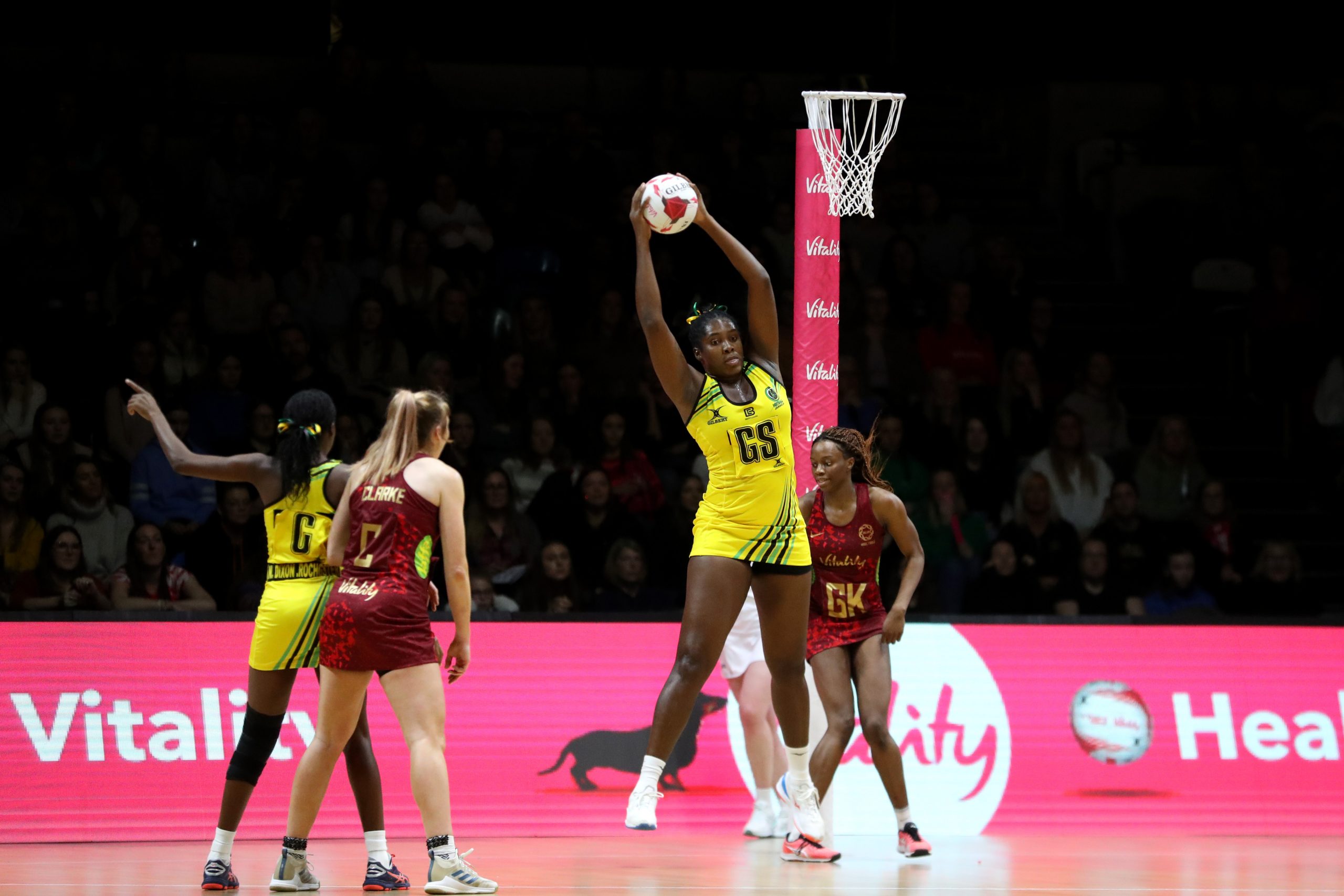 Jamaica's Jhaniele Fowler takes a pass uncontested. Imge: Morgan Harlow