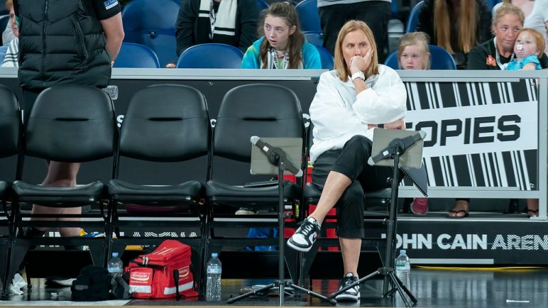 Nicole Richardson sits in stunned silence after the match. Image: Shaun Sharp | Moments by Shaun