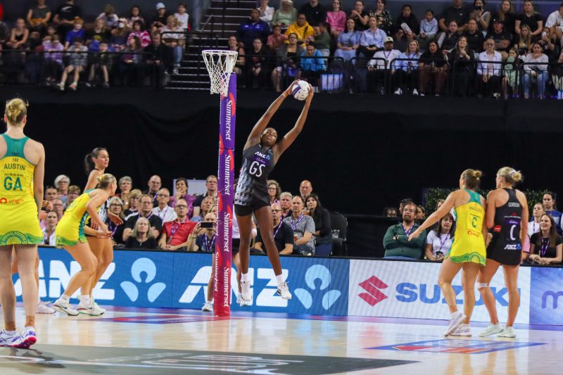 Grace Nweke voted 6th in Netball Scoop's World's Best Netballer. Image by Graeme Laughton-Mutu