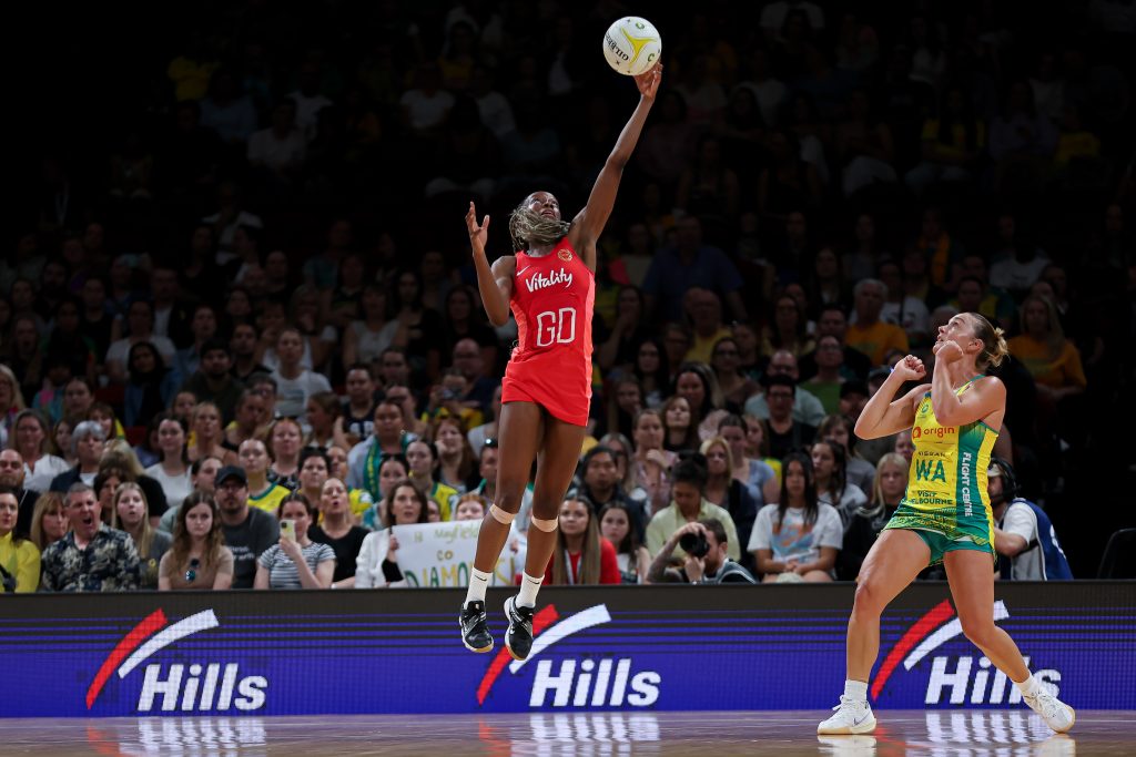 Funmi Fadoju showing some elevation in Game 2 of the test series. Image: May Bailey | Clusterpix Photography