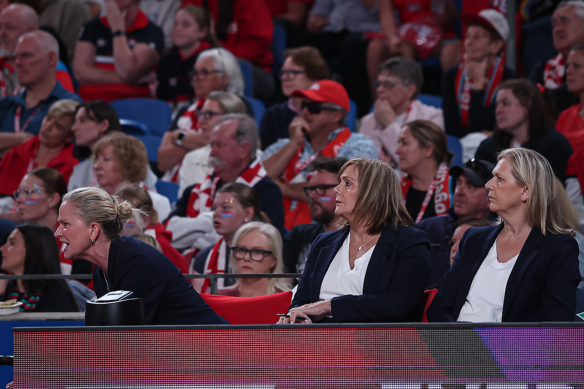 Round 5 was Simone McKinnis' 200th national league match as head coach. Image: May Bailey | Clusterpix Photography